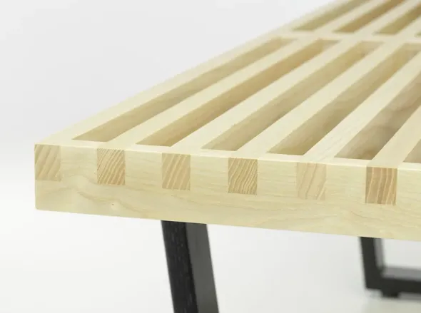 Nelson Bench, lang fra Vitra