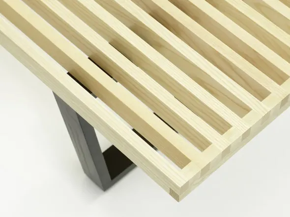 Nelson Bench, lang fra Vitra