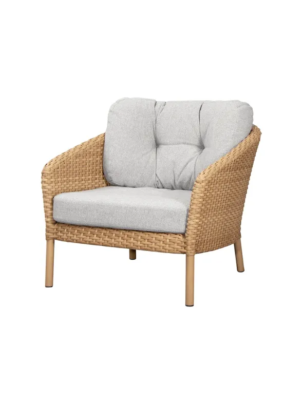 Ocean Large Loungestol, flat weave fra Cane-line