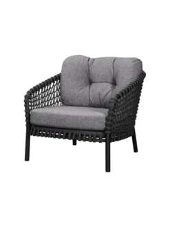 Ocean Large Loungestol, soft rope fra Cane-line