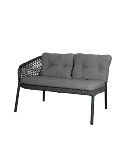 Ocean 2-pers. Sofa, højre modul, Soft Rope fra Cane-line