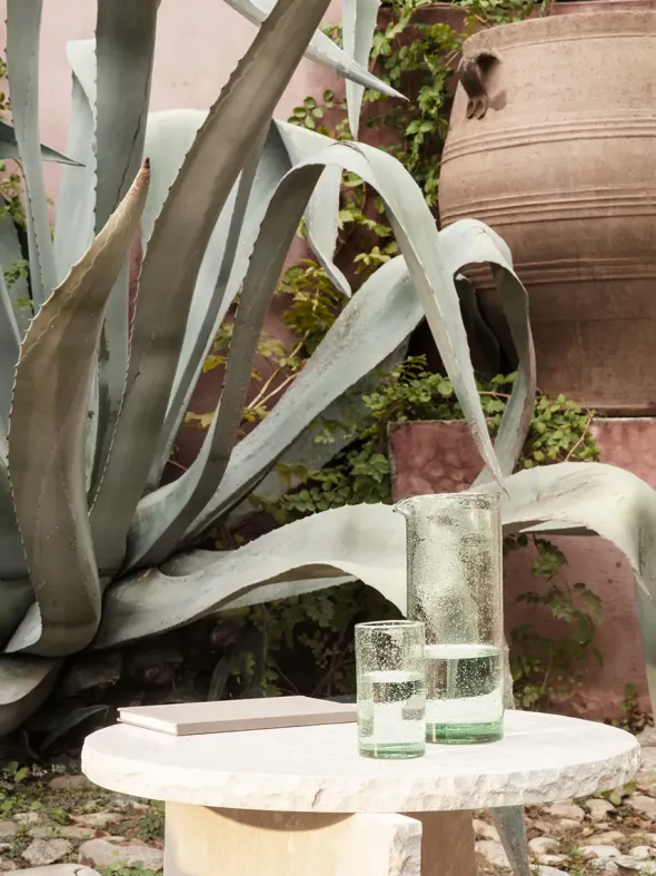 Oli Jug, recycled clear fra Ferm Living
