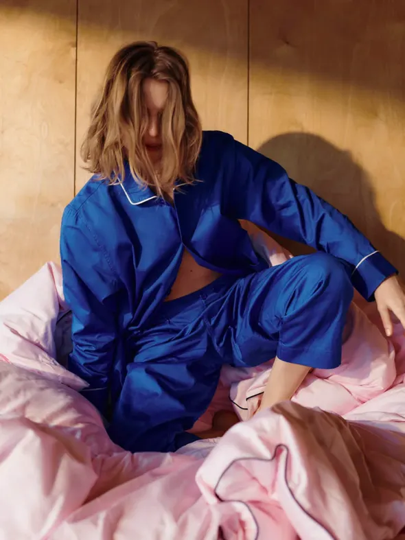 Outline Pyjama L/S Shirt fra Hay