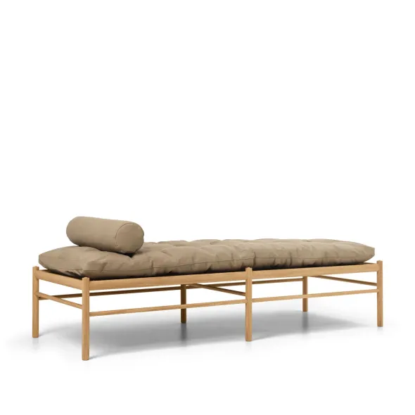 OW150 daybed eg olie, Terra-læder af Ole Wanscher