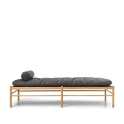 OW150 daybed eg olie, Terra-læder af Ole Wanscher