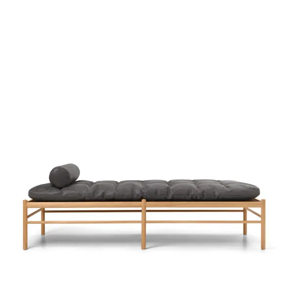 OW150 daybed eg olie, Terra-læder af Ole Wanscher