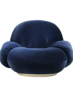 Pacha Lounge Chair w. Armrest, swivel, fra GUBI
