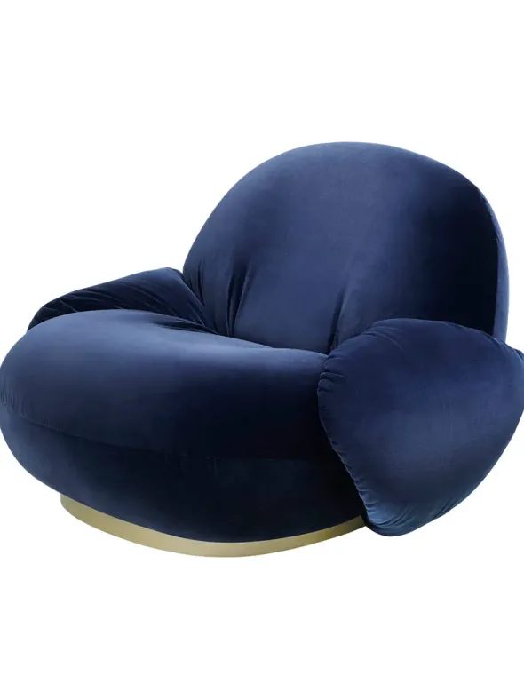 Pacha Lounge Chair w. Armrest, swivel, fra GUBI