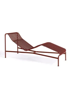 Palissade Chaise Longue, iron red fra Hay