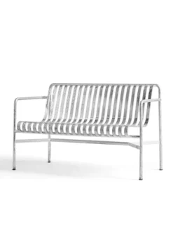 Palissade Dining Bench, hot galvanised fra Hay