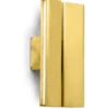 Papilio Double Væglampe, brushed brass fra Anour