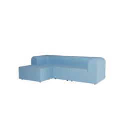 Paradigm 3-personers sofa med pouf venstre fra Montana