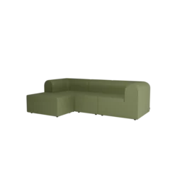 Paradigm 3-personers sofa med pouf venstre fra Montana