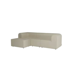 Paradigm 3-personers sofa med pouf venstre fra Montana