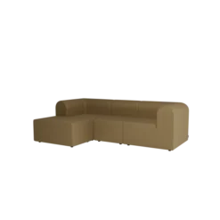 Paradigm 3-personers sofa med pouf venstre fra Montana