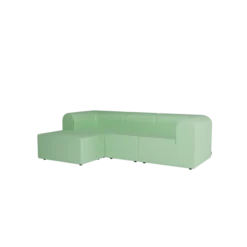 Paradigm 3-personers sofa med pouf venstre fra Montana