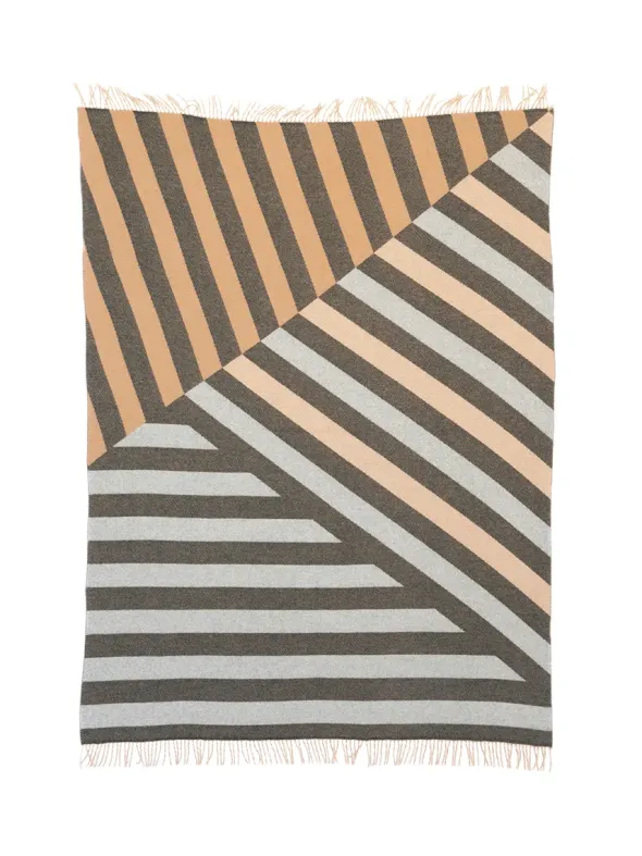 Patch Plaid, white/deer/onyx fra raawii