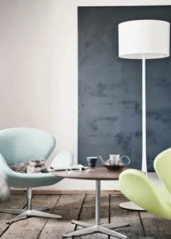 Piet Hein A222 Sofabord, Ø75 cm fra Fritz Hansen