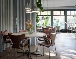 Piet Hein A825 Spisebord, Ø120 cm fra Fritz Hansen