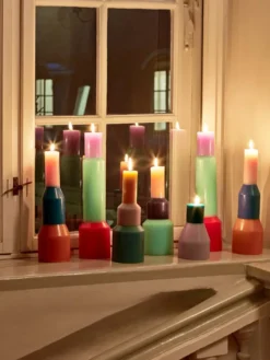 Pillar lys, XL red fra Hay