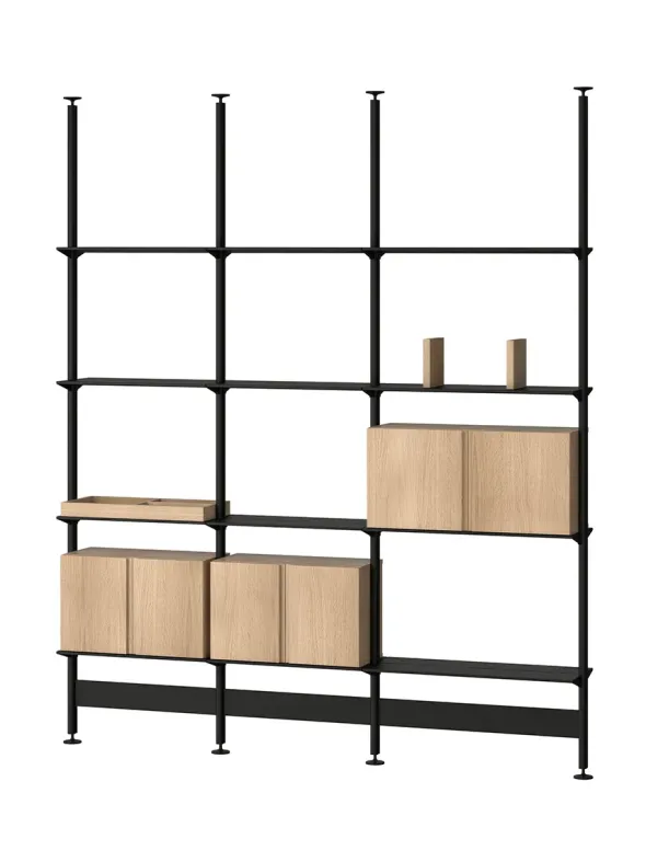Pira G2 Floor-to-Ceiling Shelving Bundle C fra String