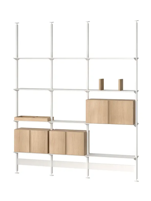 Pira G2 Floor-to-Ceiling Shelving Bundle C fra String