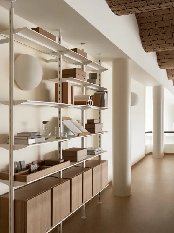 Pira G2 Floor-to-Wall Shelving Bundle B fra String