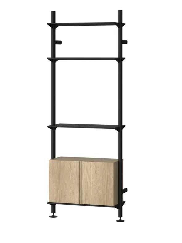 Pira G2 Floor-to-Wall Shelving Bundle B fra String