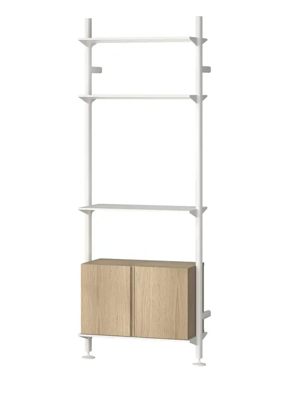 Pira G2 Floor-to-Wall Shelving Bundle B fra String