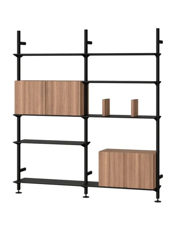 Pira G2 Floor-to-Wall Shelving Bundle D fra String