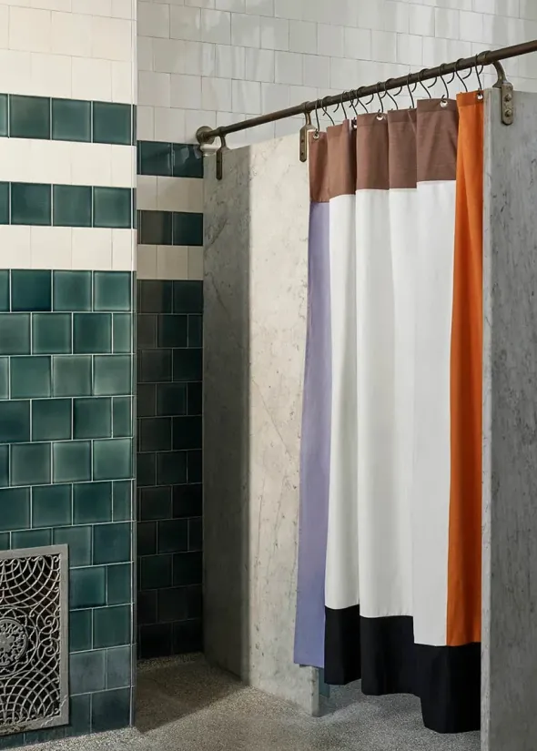 Pivot Shower Curtain fra Hay