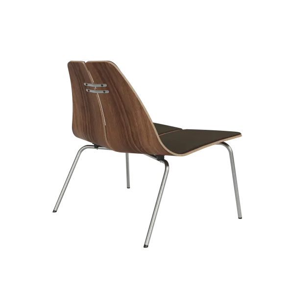 PK23 forsidepolstret, Walnut af Poul Kjærholm