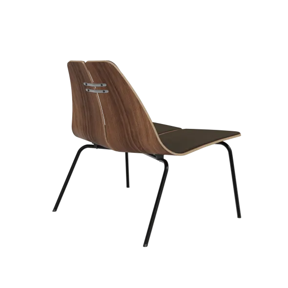 PK23 forsidepolstret, Walnut af Poul Kjærholm