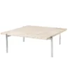 PK61 Sofabord, beige marmor af Poul Kjærholm