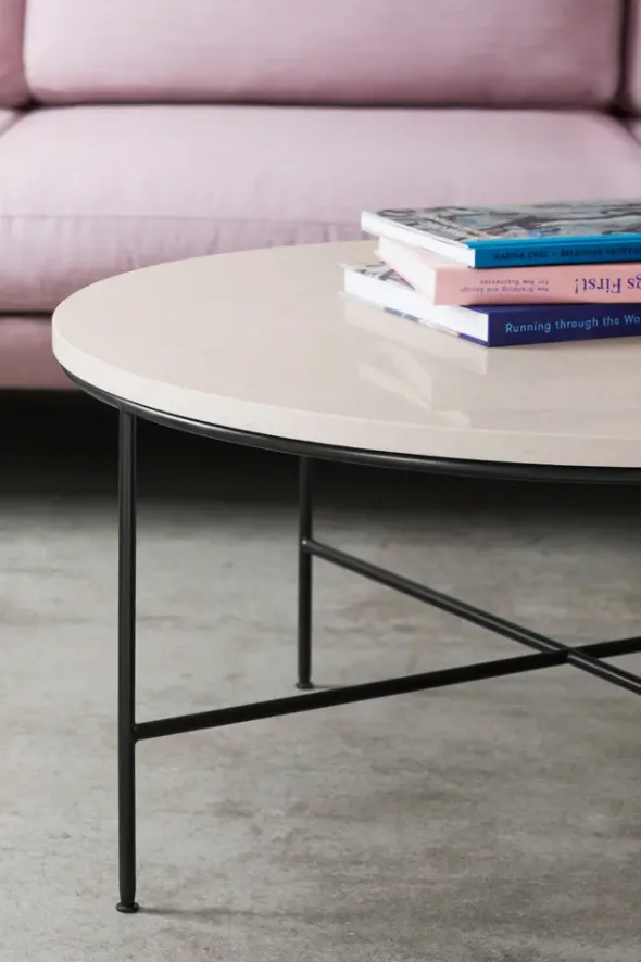 Planner Sofabord Ø80 fra Fritz Hansen