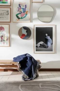 Pond Mirror lille, Dark Chrome fra Ferm Living