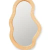 Pond Mirror Medium, rattan fra Ferm Living