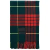 Queen blanket - Lipstick red tartan fra Magniberg