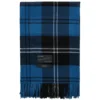 Queen blanket - Volvo blue tartan fra Magniberg
