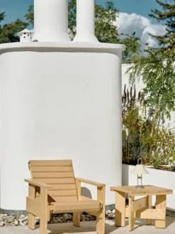 Quilted sædehynde til Crate Loungechair, Beige fra Hay