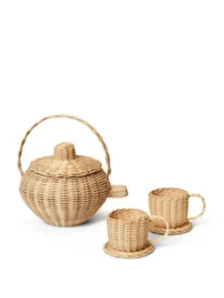 Rattan Tea Set fra Ferm Living