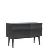 Reflect Sideboard Small, black fra Muuto