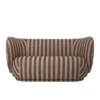 Rico Sofa 2 Louisiana, Sand/Chocolate fra Ferm Living