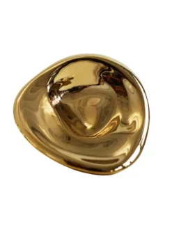 Ripple Knob Large, gold fra Hein Studio