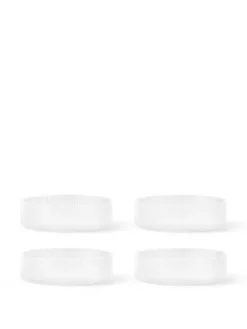 Ripple Serving Bowls Frosted, sæt á 4 fra Ferm Living