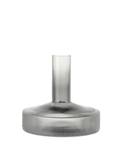 Ripple Wine Carafe, smoked grey fra Ferm Living