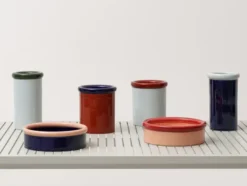 ROD vase, dark green/light blue fra Nine