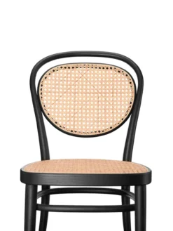 215 R Spisebordsstol, sort ask fra Thonet