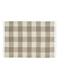 Santa Fe Plaid, walnut brown fra Silkeborg Uldspinderi