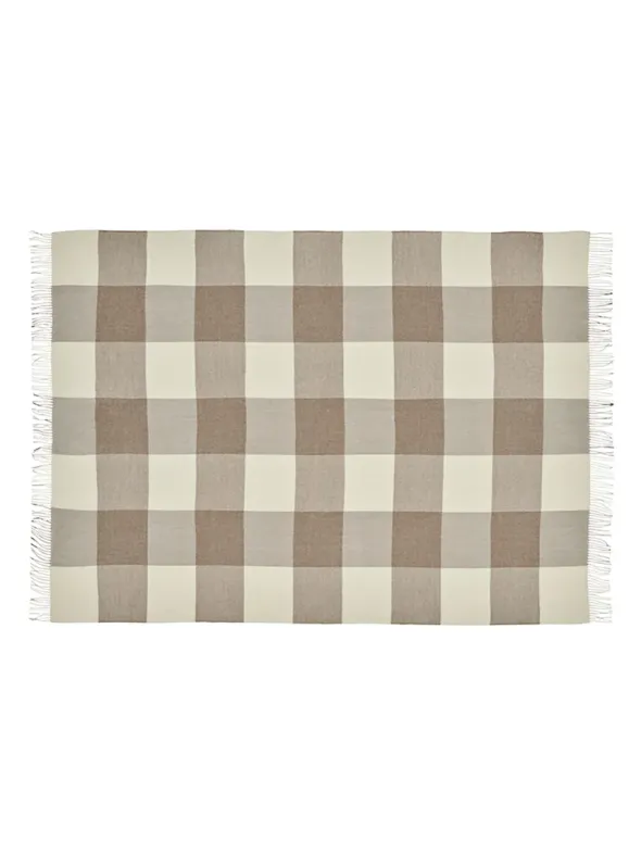 Santa Fe Plaid, walnut brown fra Silkeborg Uldspinderi